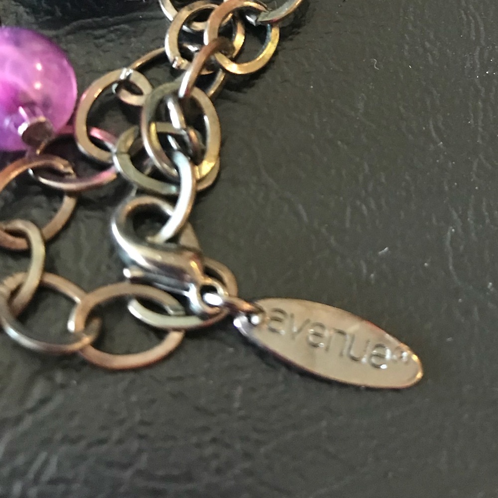 3 for $20 Avenue Purple Dangle Necklace - Picture 6 of 7